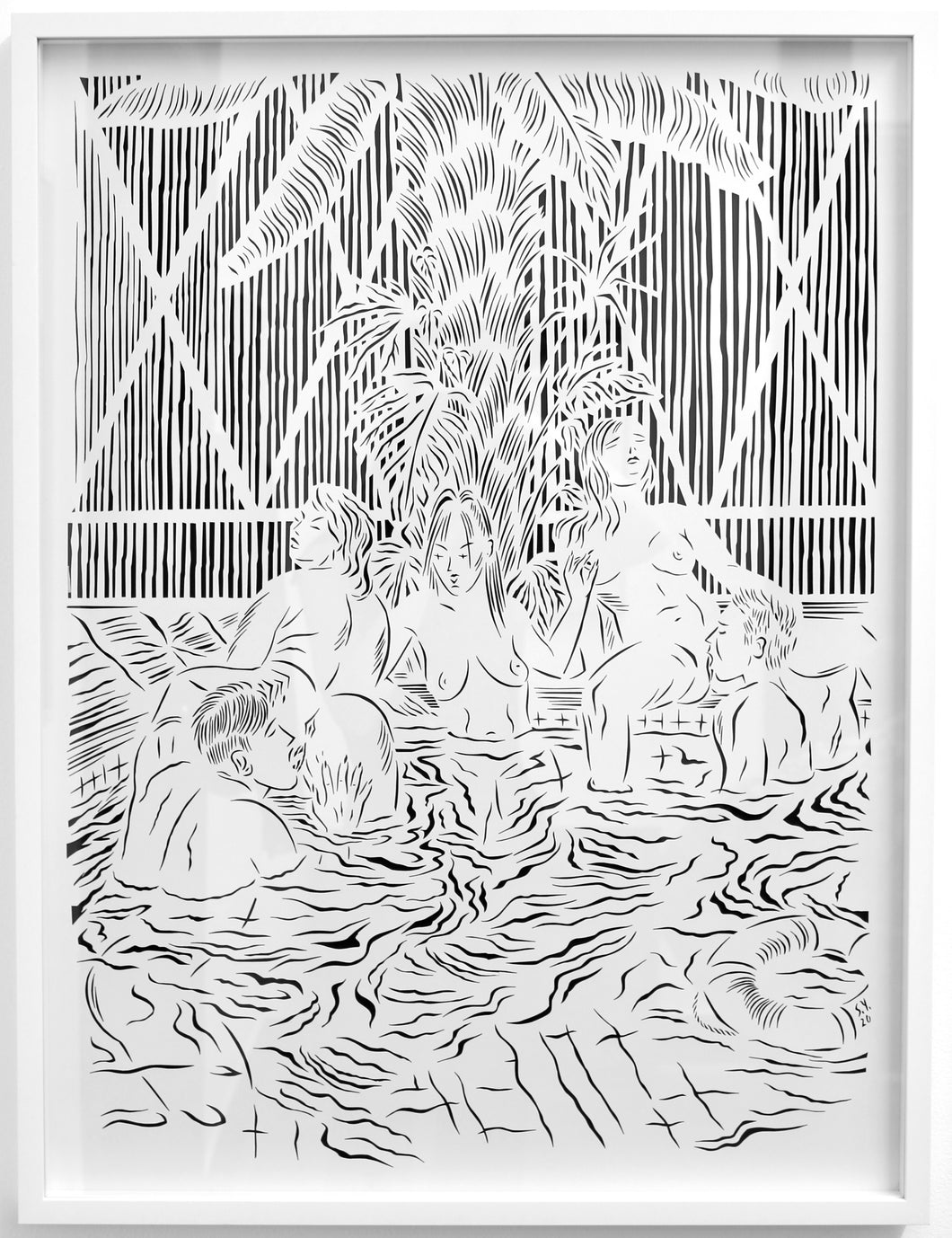 EDITION: SONJA YAKOVLEVA, Pool Party, 2020 LASERCUT