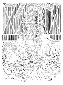 EDITION: SONJA YAKOVLEVA, Pool Party, 2020 LASERCUT